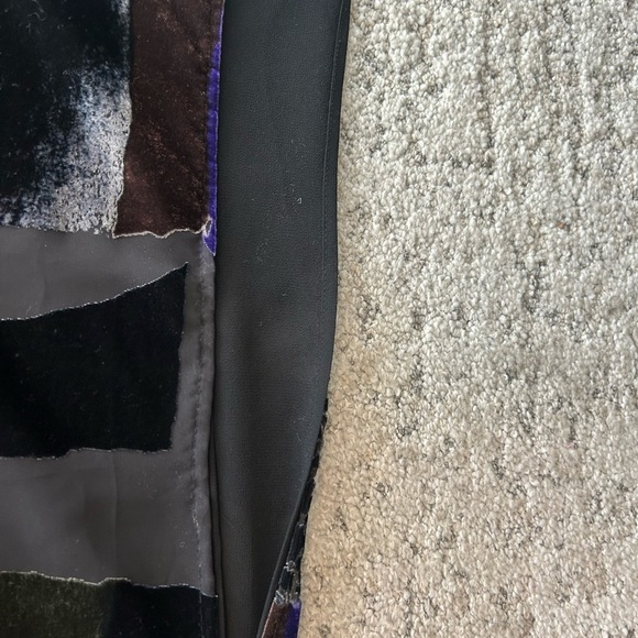 Lana Lee 2 piece shirt/skirt size 10 in excellent condition sheer/velour effect - Picture 12 of 12